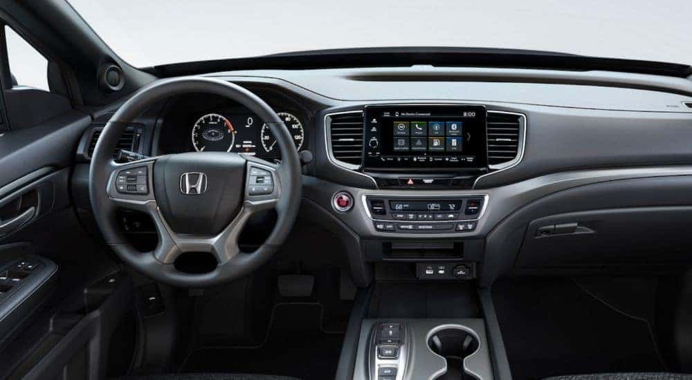 Interior view of a 2026 Honda Ridgeline.