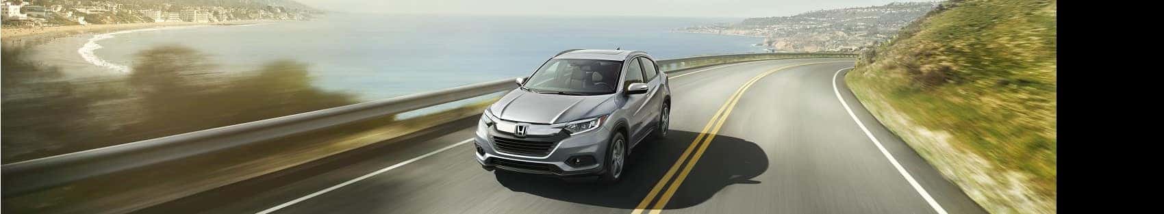 Honda HRV driving up hill