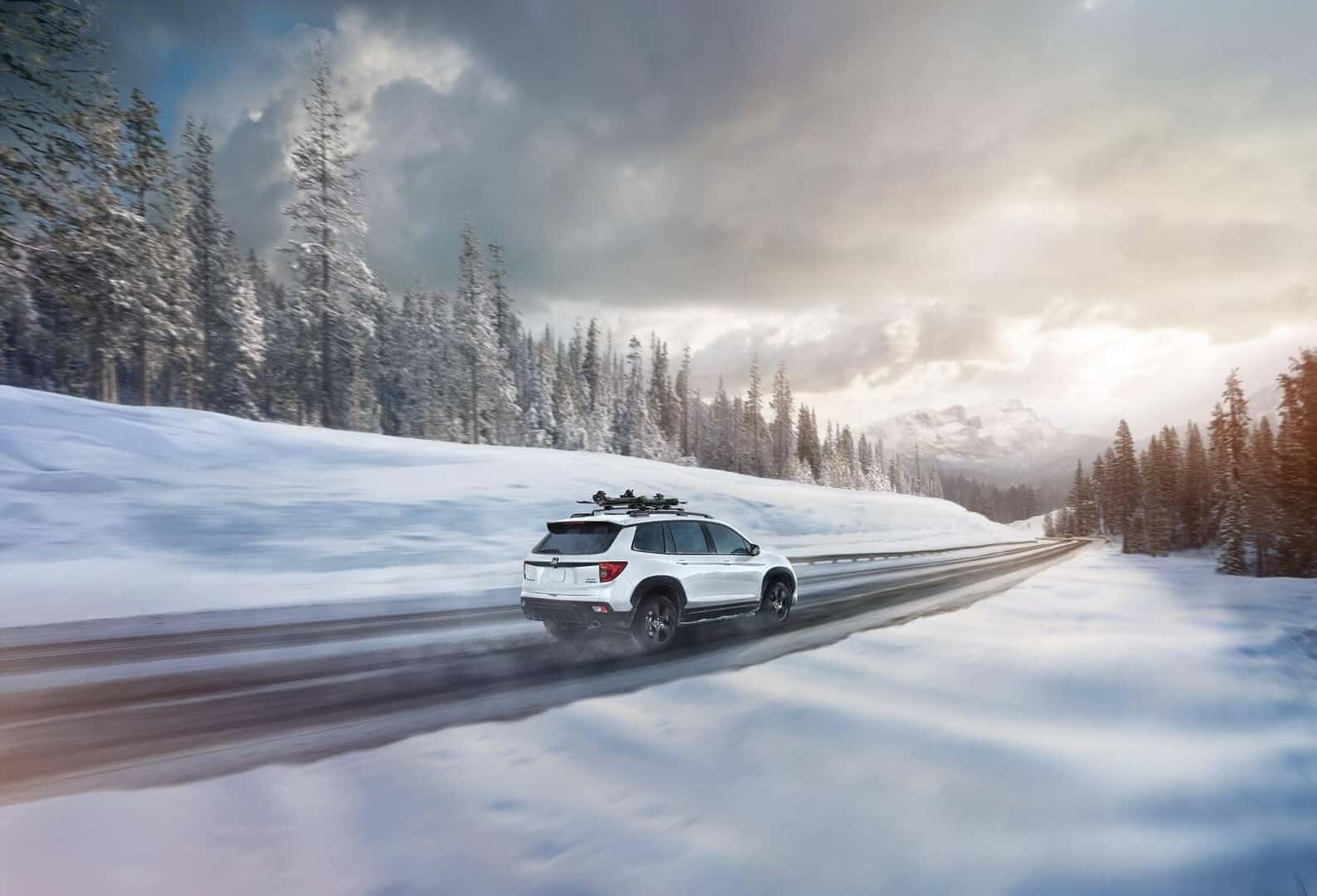 Honda Passport in Snow