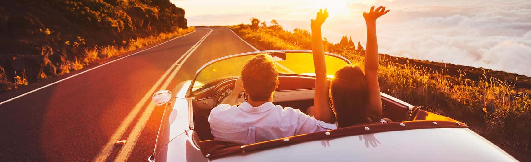Couple in Convertible