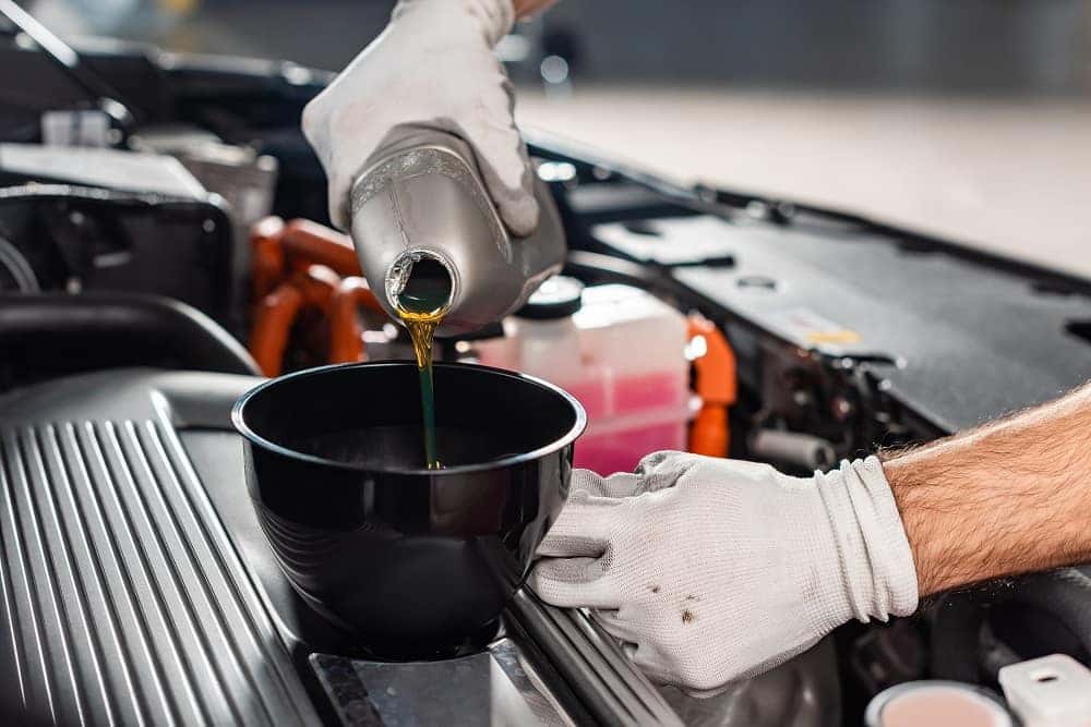 Oil Change At Service Center