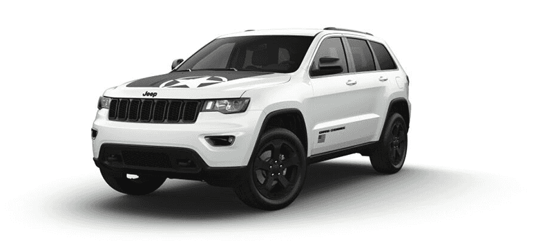 2021 Jeep Grand Cherokee Freedom in the color Bright white Clear-Coat