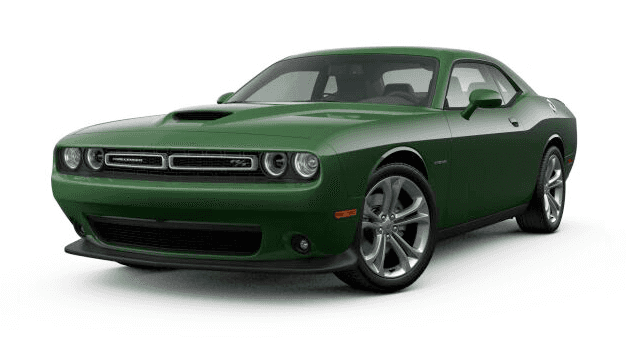 2021 Dodge Challenger R/T in green.