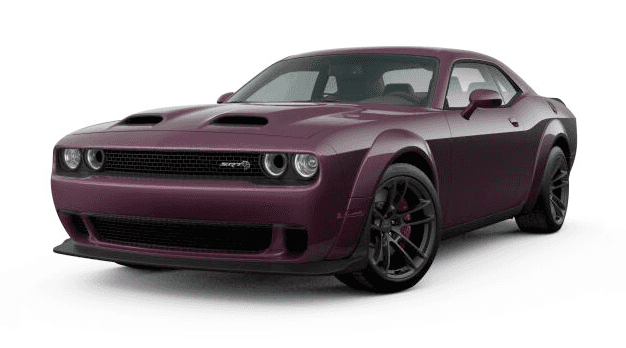 2021 Dodge Challenger SRT Hellcat Widebody in maroon.