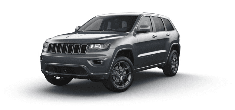 2021 Jeep Grand Cherokee 80th Anniversary Edition in the color Slate Blue Pearl-Coat