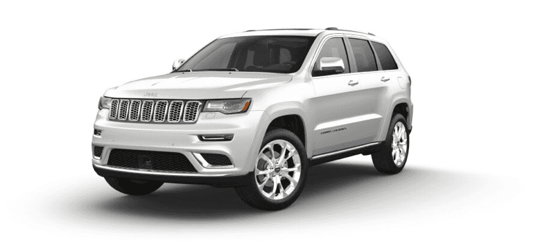 2021 Jeep Grand Cherokee Summit in the color Bright White Clear-Coat