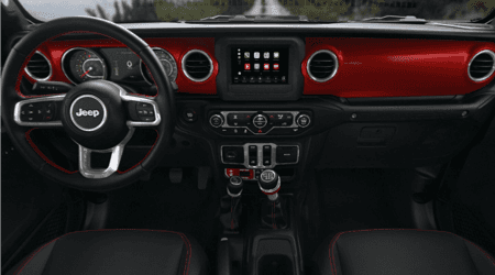 Jeep Wrangler interior