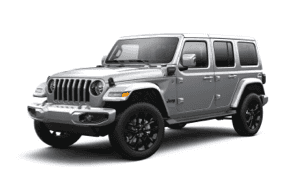 2021 Jeep High Altitude 4xe in the color gray