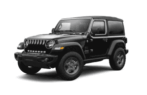 2021 2-Door Jeep Freedom in the color black