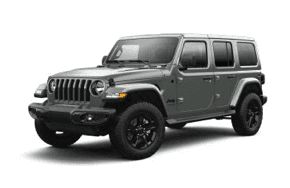 2021 4-Door Jeep Sahara Altitude in the color gray