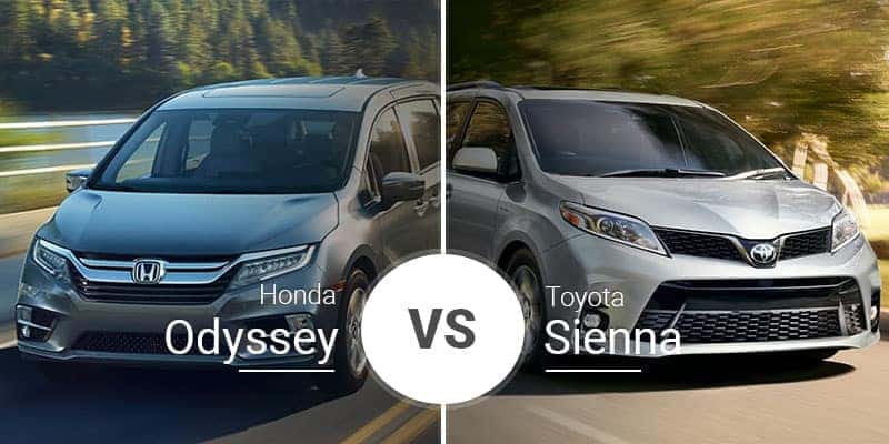 Honda Odyssey Vs Toyota Sienna