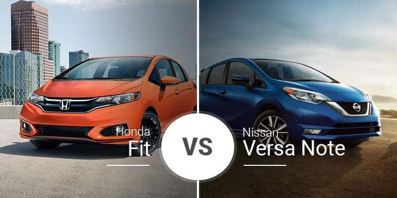 Honda Fit Vs Nissan Versa Note