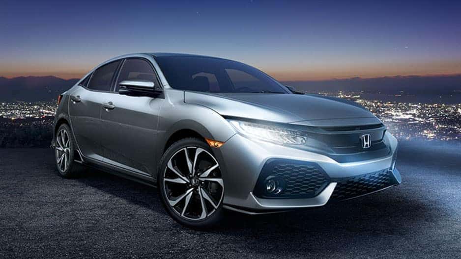 Exterior Features of the New Honda Civic Hatchback at Garber in Rochester, NY
