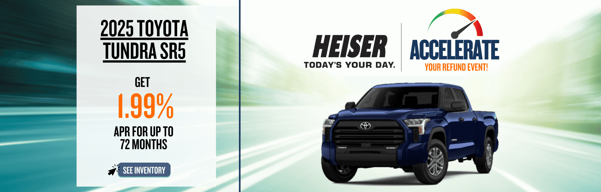 2025 Tundra SR5 1.99% APR for 72 months