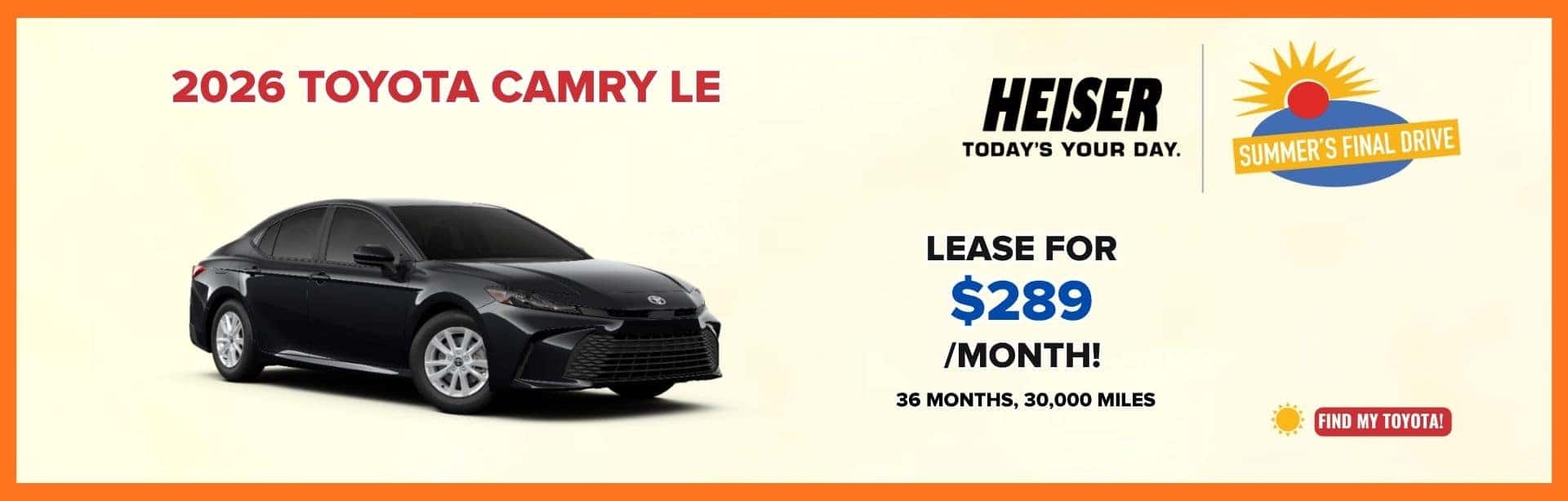 Lease for only $289/month*