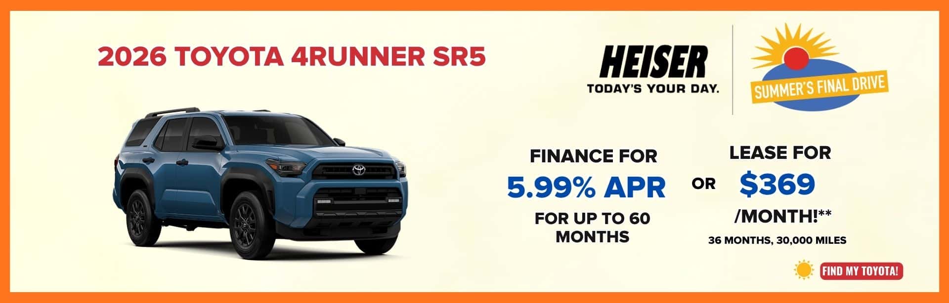 Finance for 5.99% APR for up to 60 months!* OR Lease for only $369/month!**