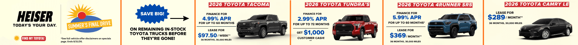 Toyota Specials