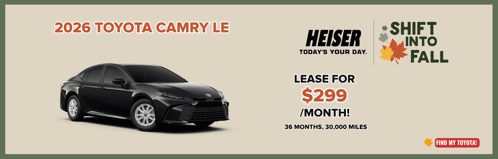 Lease for only $299/month*