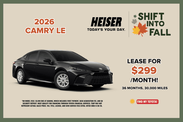 2026 Toyota Camry LE