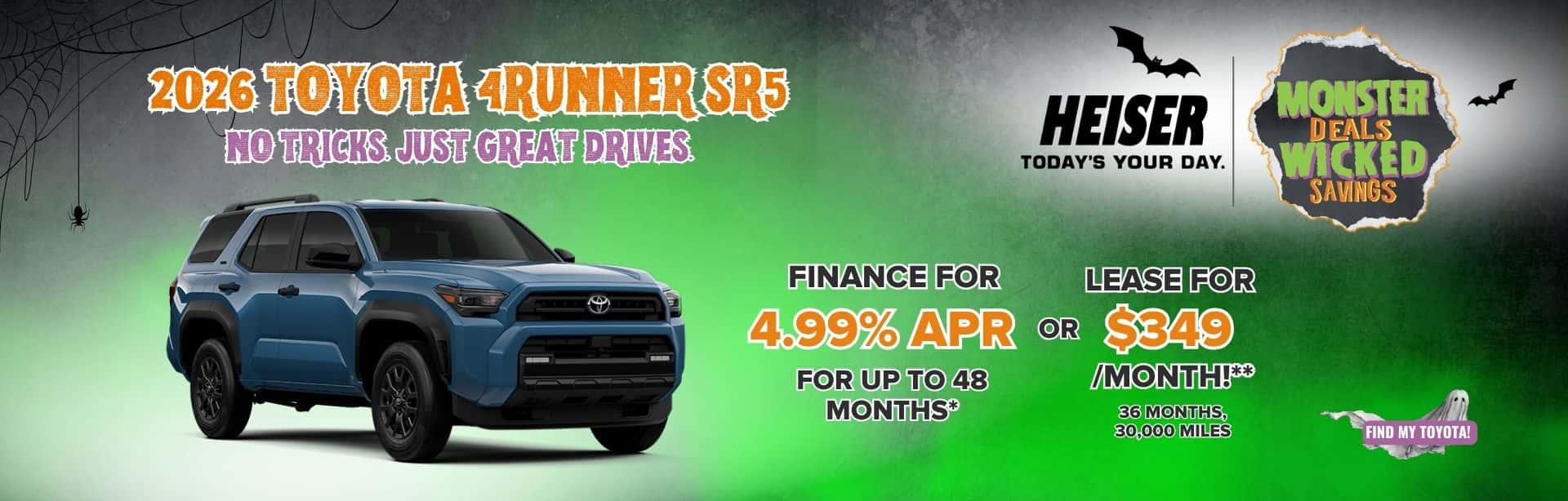 Finance for 4.99% APR for up to 48 months! * OR Lease for only $349/month! **