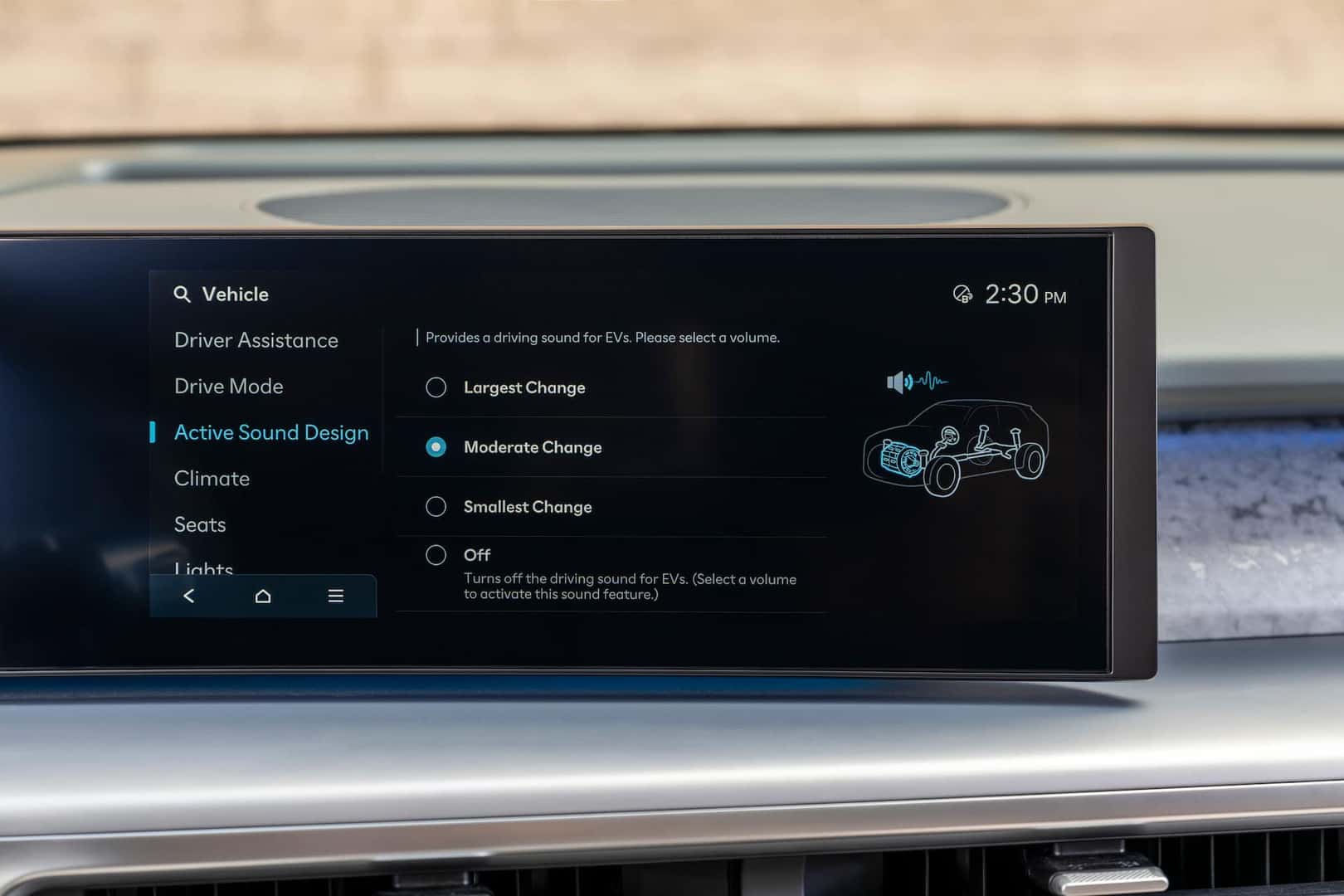 the vehicle screen display of a 2026 IONIQ 9