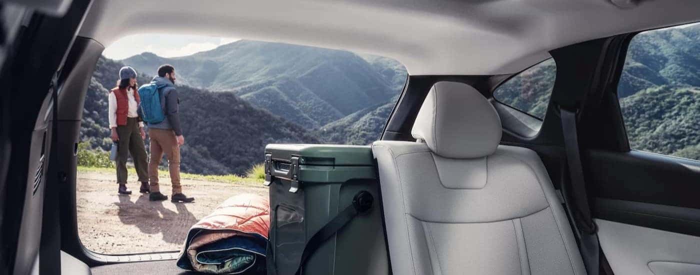 The rear cargo area in a 2025 Hyundai Tucson for sale near Winter Garden.