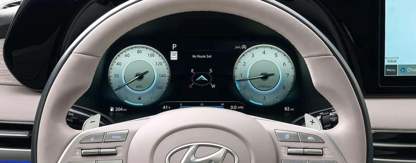 Digital gauge cluster in a 2025 Hyundai Palisade