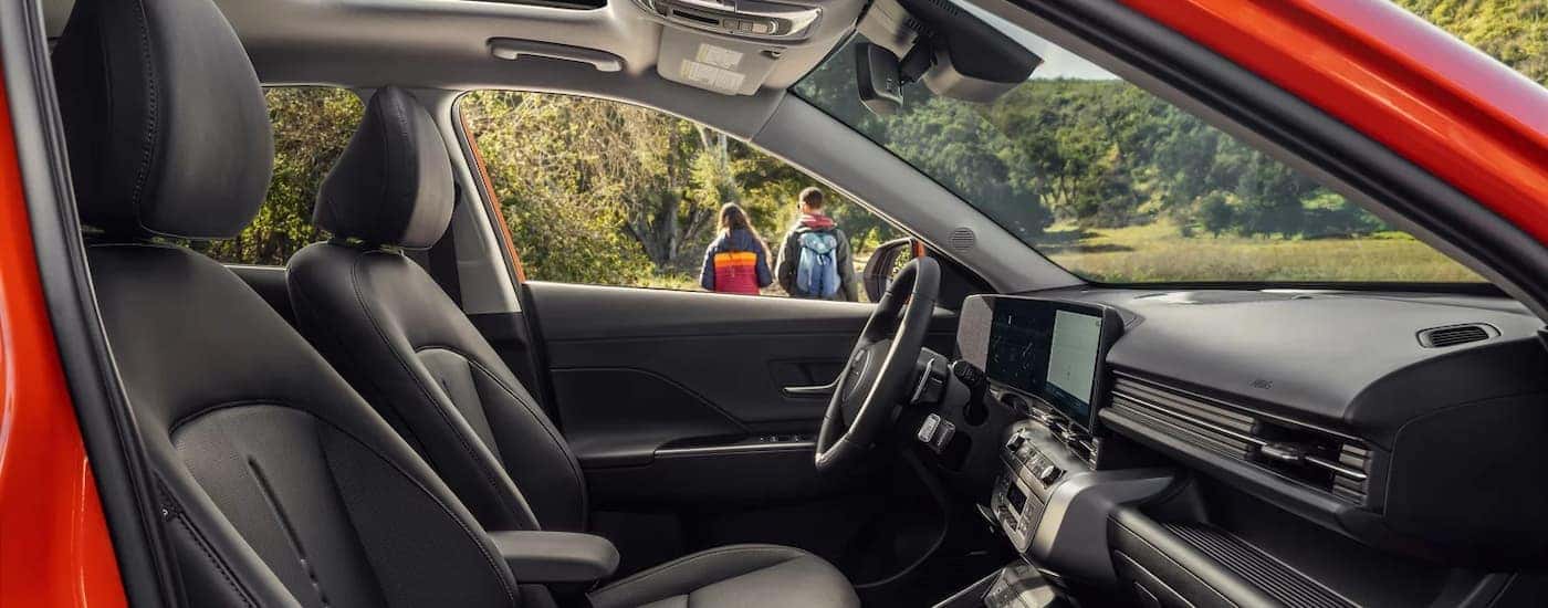 Front seats inside a 2026 Hyundai Kona for sale in Clermont