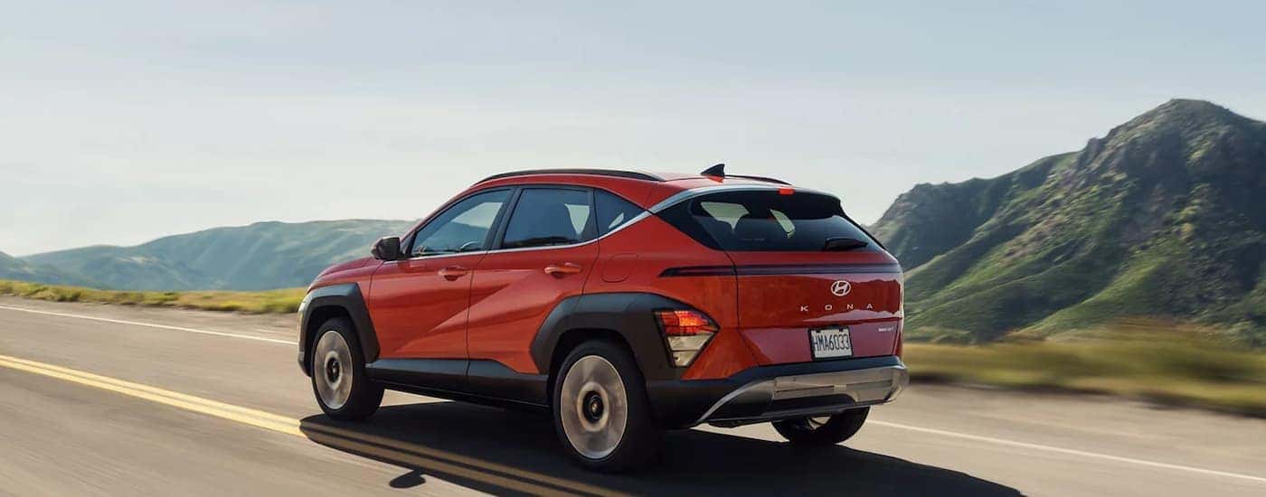A red 2026 Hyundai Kona for sale near Winter Garden
