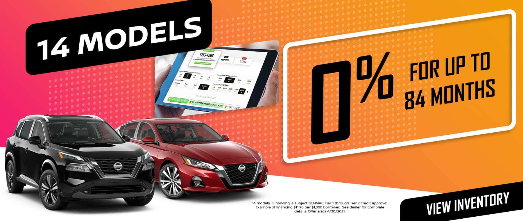 0% For Up To 84 Months