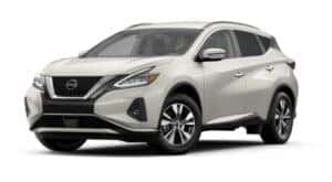 A white 2022 Nissan Murano SV is angled left.