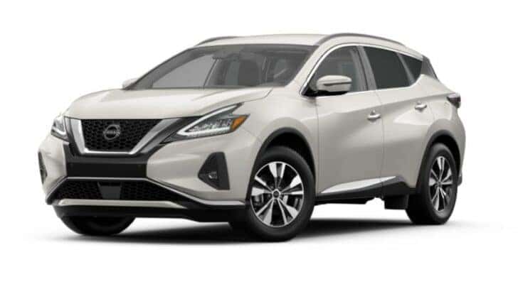 A white 2022 Nissan Murano SV is angled left.
