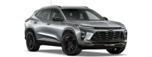A silver 2024 Chevy Trax Activ is angled right.