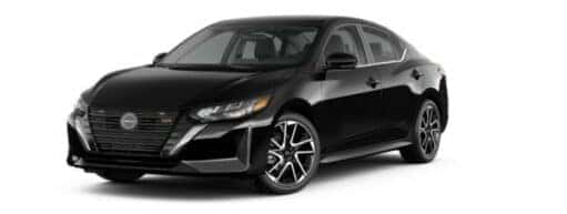 A black 2024 Nissan Sentra SR is angled left.