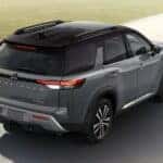 A gray 2025 Nissan Pathfinder for sale in Champaign parked