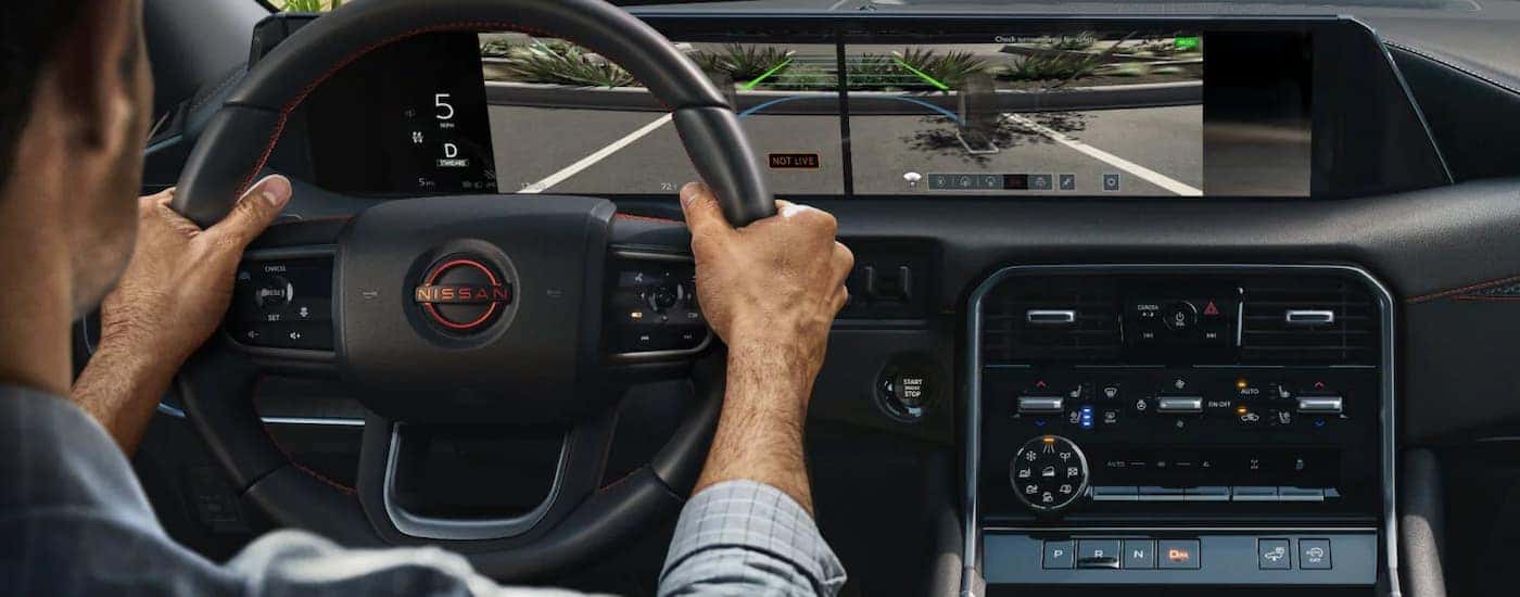 Invisible hood display on a 2026 Nissan Armada