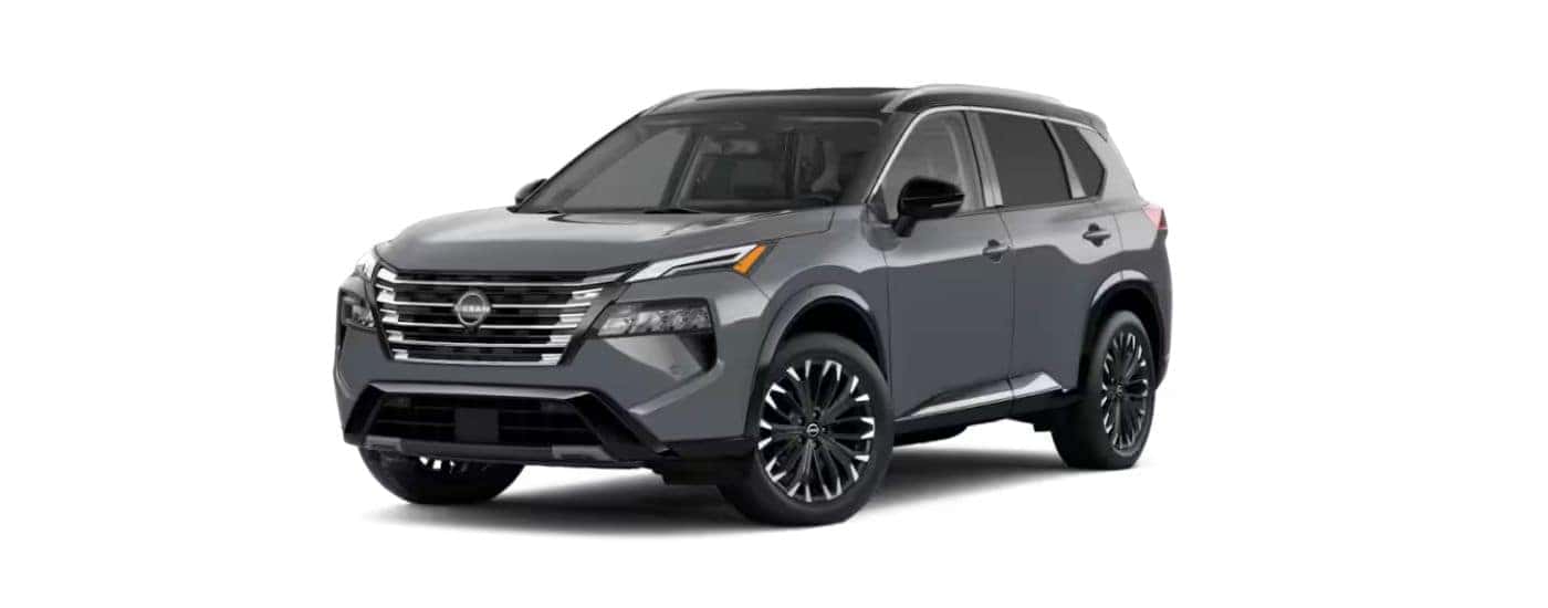 A gray 2026 Nissan Rogue angled left.