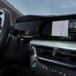 Close-up of the dash in a 2025 Nissan Murano for sale in Champaign.