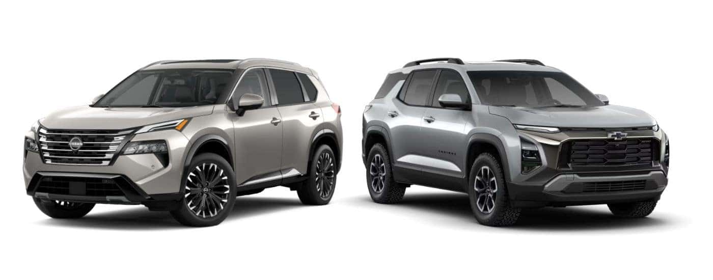 Grey 2026 Nissan Rogue vs grey 2026 Chevy Equinox