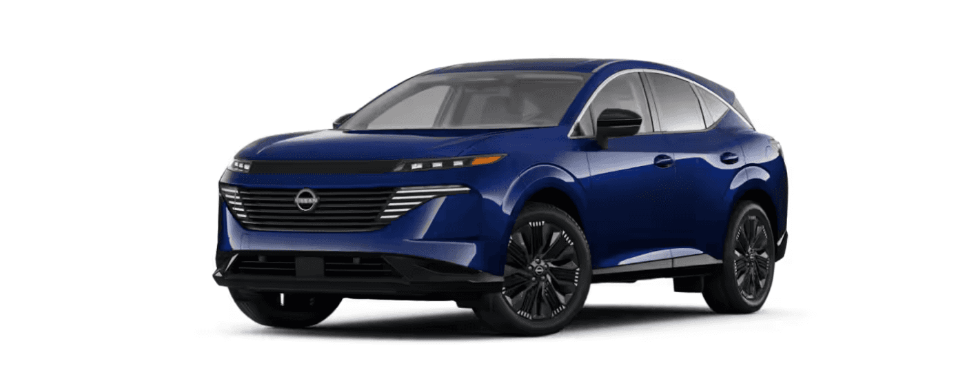 Blue 2026 Nissan Murano angled left