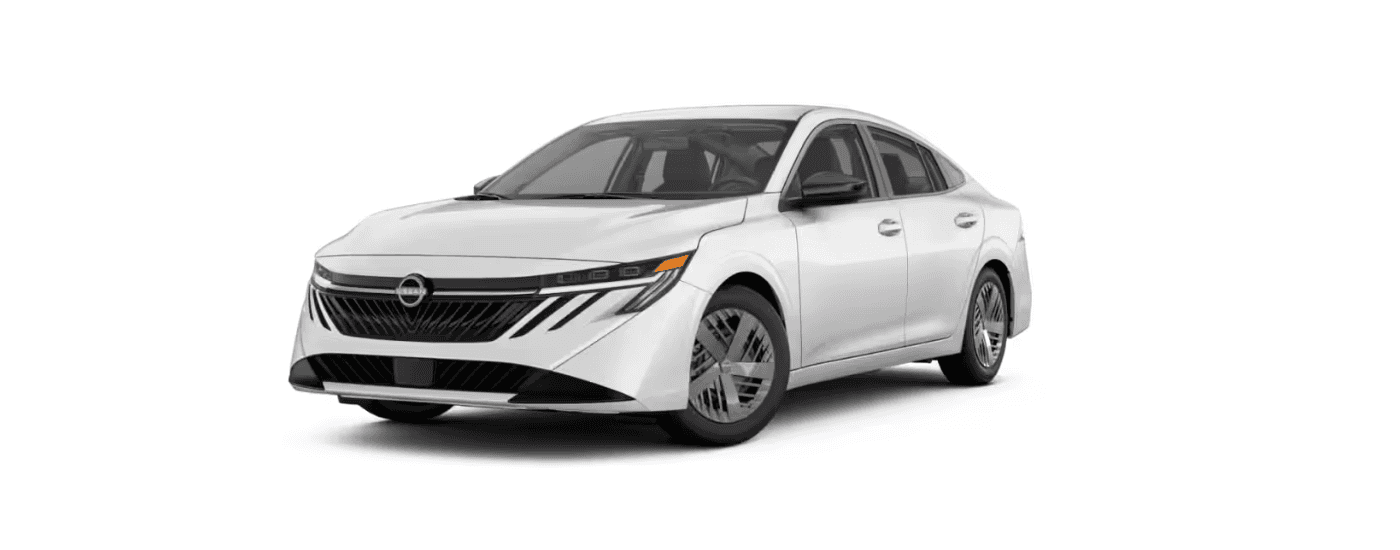 A white 2026 Nissan Sentra model