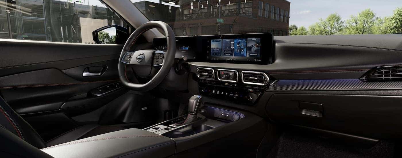 Infotainment and digital gauge cluster on a 2026 Nissan Sentra