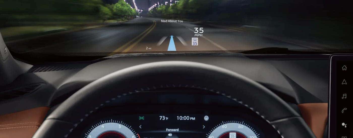 Heads up display in a 2026 Nissan Rogue