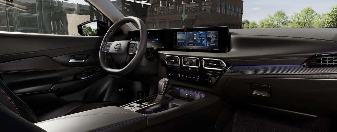 Black dash in a 2026 Nissan Sentra.