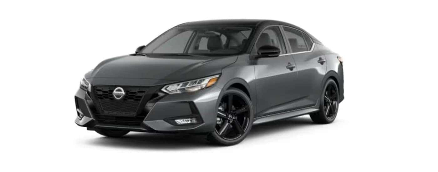 Grey 2023 Nissan Sentra angled left