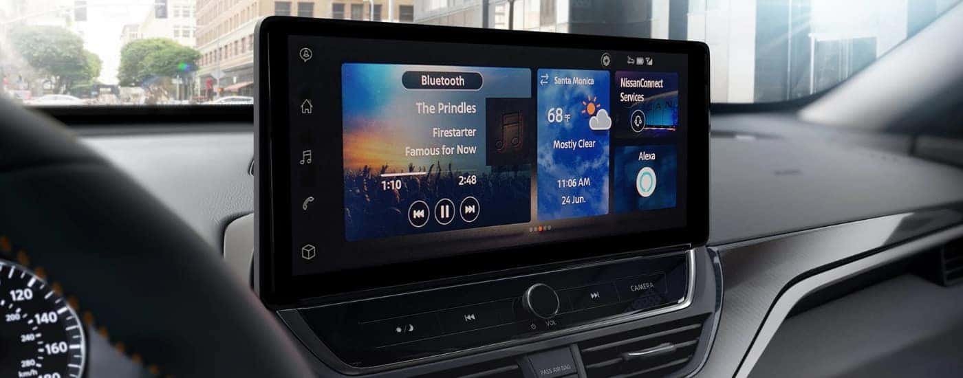 Infotainment screen in a 2026 Nissan Altima 
