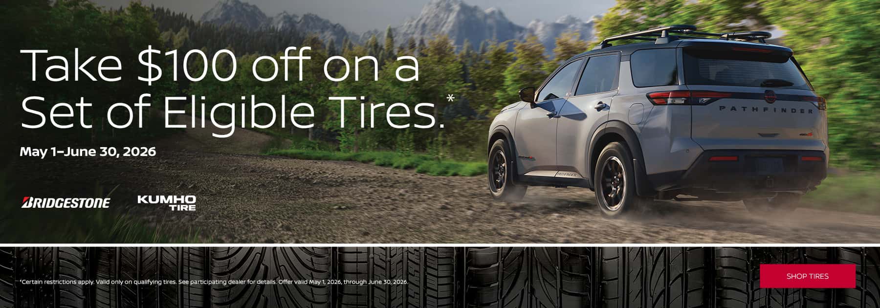 Nissan Tire Promo for 2026