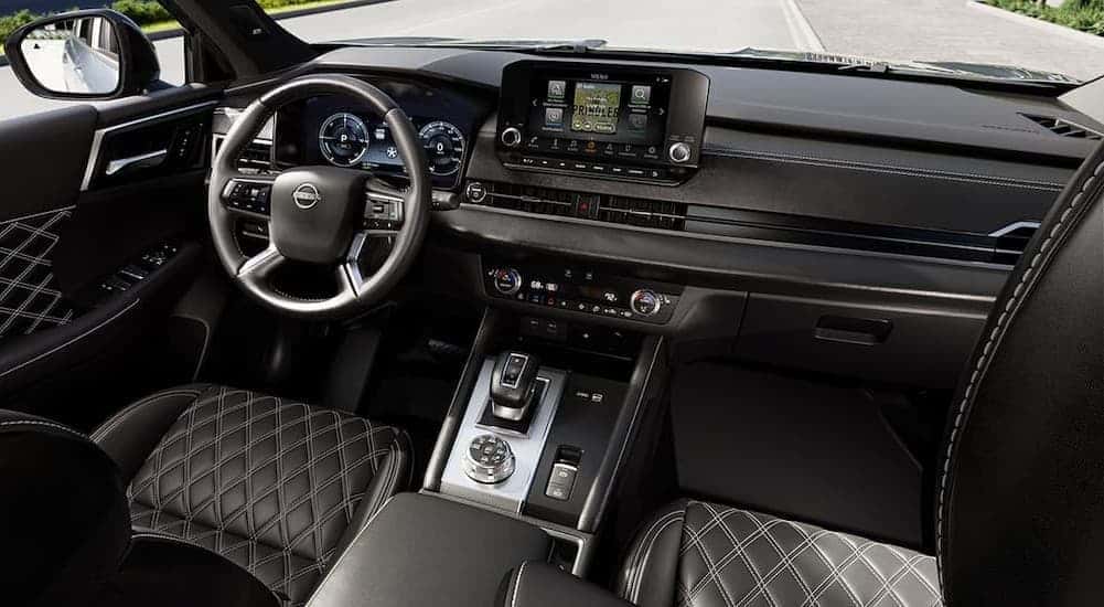 Black dash in a 2026 Nissan Rogue Plug-In Hybrid.