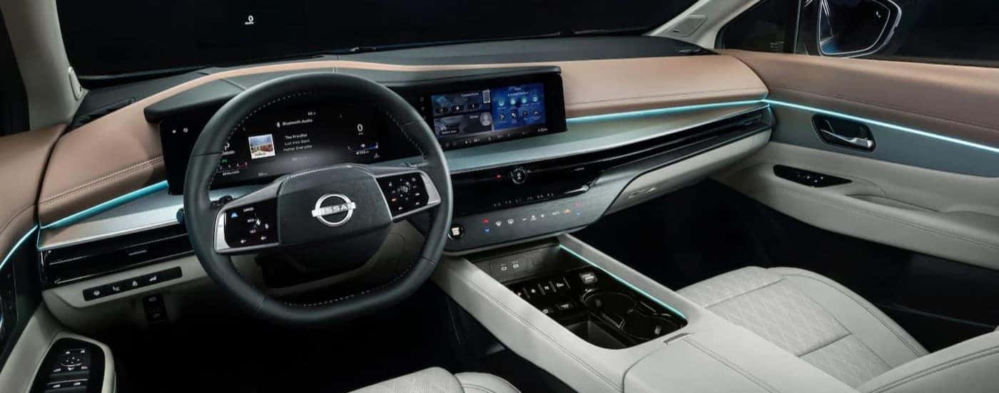 Multi-colored interior and dash in a 2026 Nissan Murano.