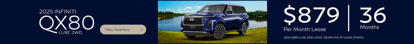 2025 INFINITI QX80 Lease Promo
